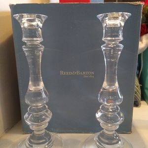 The Weston collection lead crystal candlestick 11 inch  Ready for Romance?